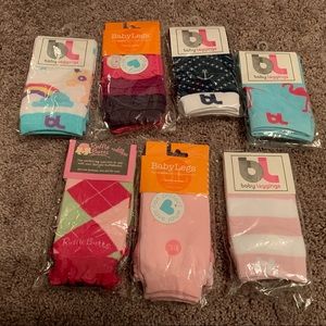 Baby leggings socks warmers new ruffle anchor leg